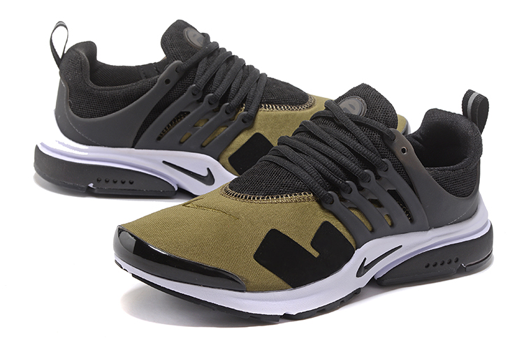 Nike Air Presto Black Army Green Running Shoes